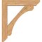 Ekena Millwork Legacy Slat Smooth Bracket w/ Offset Brace, Western Red Cedar, 7 1/2"W x 40"D x 44"H BKT0806X40X44LEC06SWR - alternate 2